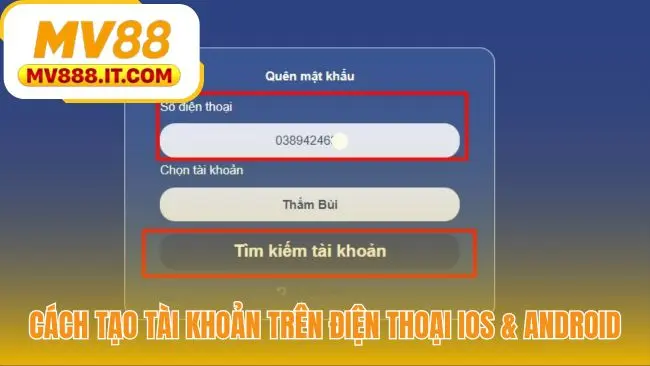 Đăng Ký MV88 Chỉ 3 Bước - Tạo Tài Khoản Nhanh Nhận 88k